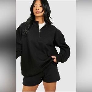 Ladies quarter zip pullover, size XXL